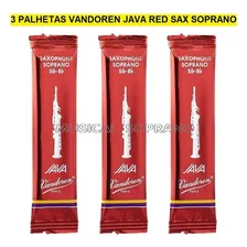 3 Palhetas Vandoren Java Red Sax Soprano - N° 2 Foto mini 1