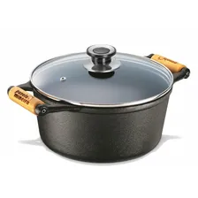 3 Panela Mineira Caçarola 1,2 2,2 L Tv Frigideira Alta 23 Cm Cor Preto Foto mini 2