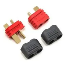 3 Par De Conector Plug T-dean Com Capa Macho+fêmea Modelismo Foto mini  3