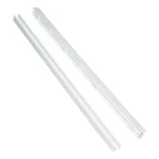 3 Pares Corrediça Plastica Trilho Pvc 44cm Gaveta Prateleira Cor Cinza Claro Foto mini  2