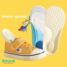 3 Pares De Palmilha Infantil Confortável Durável Qualidade Tamanho da palmilha 18-23 Foto mini  3