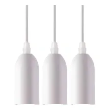 3 Pendente Dot Metal Vintage Retro Branco Taschibra Foto  mini 1