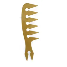 3 Pente Long Wicks Penteado Em Mechas Quiff - Dourado Foto mini 1