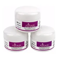 3 Pó Acrílico Unha Acrigel Gel Porcelana Ezflow 30g Cor Clear Foto mini 1