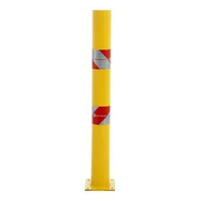 3 Poste Guarda Vaga Limitador Vaga Estacionamento Fixo Al302 Cor Amarelo Foto mini  2