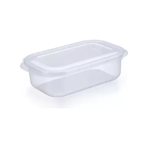 3 Pote Cozinha Retangular Alto 868ml Plastico Marmita Foto 1