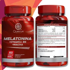 3 Potes Melatonina mas Vitamina C mas Niacina mas Kit 180 Cáps Sabor Sem Sabor Foto mini 4