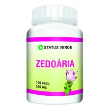3 Potes Zedoária 500mg 360 Cáps 100% Natural Status Verde Sabor Cúrcuma Zedoária Foto mini  2