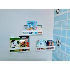 3 Prateleira Nicho Livros Infantil Branca Foto mini 2