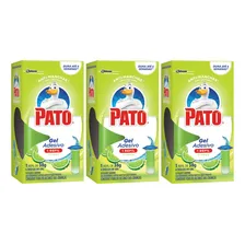 3 Refil Gel Adesivo Sanitário Pato Citrus 38g Com 6 Discos Foto  mini 1