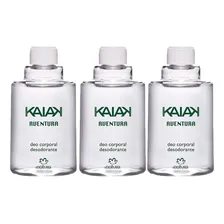 3 Refil Perfume Deo Corporal Masculino Kaiak Aventura 100ml Natura Foto  mini 1