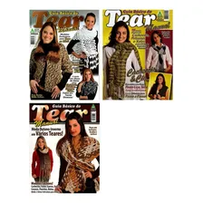 3 Revistas Guia Básico Do Tear Manual Moda Cachecóis Xales Foto mini 1