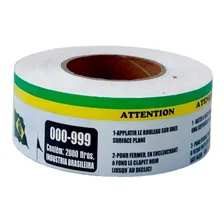3 Rolos C/ 2000 Senhas Numeradas 000-999 P/ Dispenser Senha Foto  mini 1