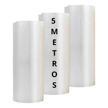 3 Rolos Saco 15cmx5m Embalagem Ranhuras P/seladora A Vácuo Foto  mini 1
