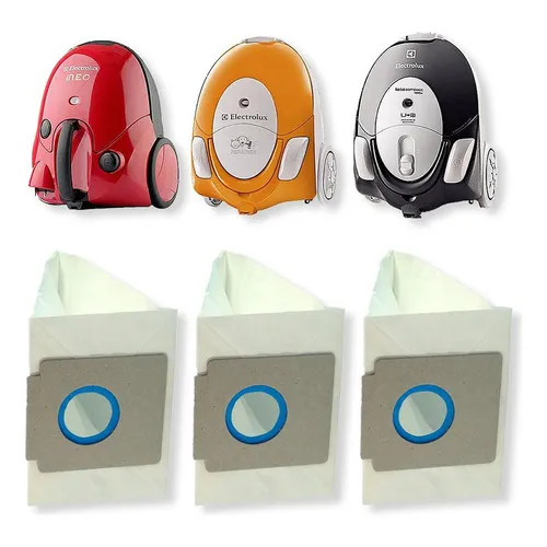 3 Saco Descart脿vel Aspirador P贸 Electrolux Listo / Neo / Pet Foto 1