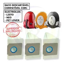 3 Saco Descart脿vel Aspirador P贸 Electrolux Listo / Neo / Pet Foto mini 2