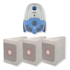3 Saco Descartável Para Aspirador De Pó Electrolux Sonic Foto  mini 1