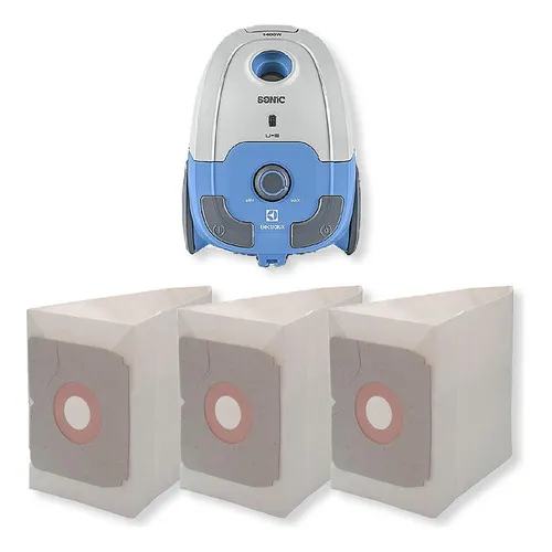 3 Saco Descartável Para Aspirador De Pó Electrolux Sonic Foto 1