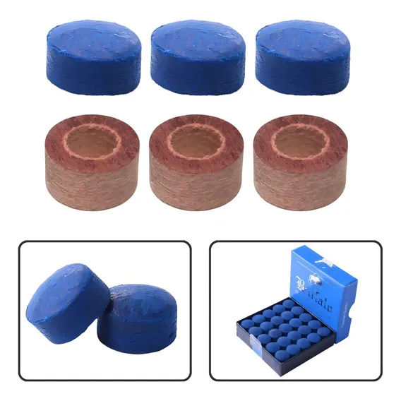 3 Solas Buffalo Blue Diamond 11mm Virolas Celeron P/ Sinuca Cor Azul Foto 1