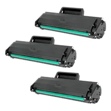 3 Toner CompatÃvel 101 D101 t-d101s 2165 Scx 3405w, Tinta Preto Foto mini 1
