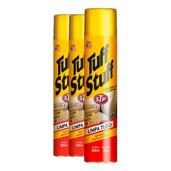 3 Tuff Stuff Espuma Limpeza Bancos Carpetes Painéis Tapetes Foto 1