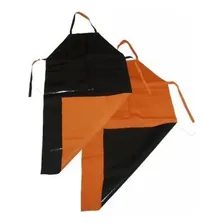 3 Un Avental Impermeável Pvc Forrado Kp1000 Laranja Cor Preto Desenho Do Tecido Kp 1000 Foto mini 2