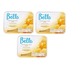 3 Unid Depil Bella Cera Depilatoria Quente Mel 01 Kg Foto  mini 1