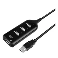 3 Unidades Hub Extensão Portas Usb 4 Entradas 2.0 Foto mini 1