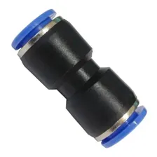 3 União Emenda Reta Tubo 8mm Pneumática Engate Rápido Foto mini  3
