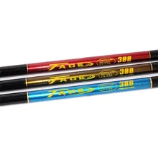 3 Vara De Pesca Telesc贸pica 3m + Para Traira Tilapia Curvin Foto mini 2