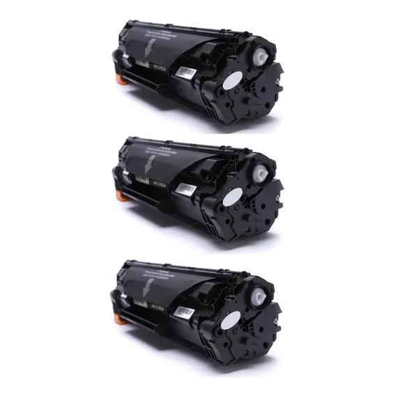 3 X Cartucho Toner P1102 P 1102 P1102w P 1102w P1102 W 1102w Tinta Preto Foto 1