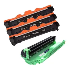 3 X Cartucho Toner Tn1060 Hl1112 Hl1202 Tn 1060 + Dr1060 Kit Tinta Black Foto  mini 1