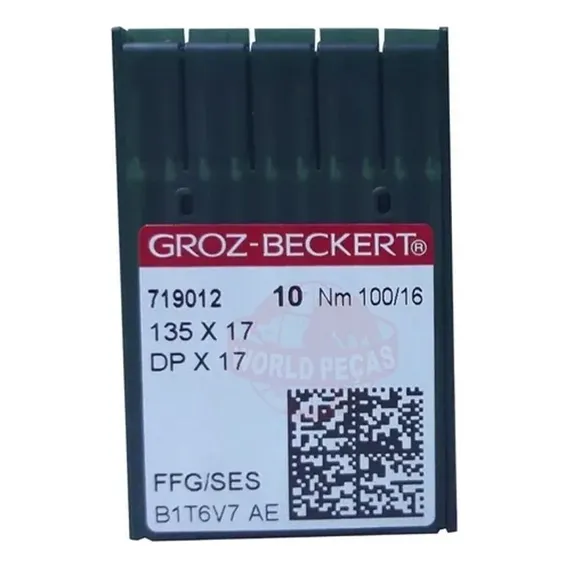 30 Agulhas Maquina Transp Duplo Triplo Braço Dpx17 Cor 70/10 Foto 1