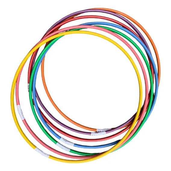 30 Bamboles Argola 65cm Arco Infantil Colorido Reforçado Foto 1