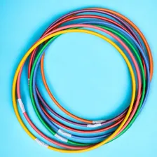 30 Bamboles Argola 65cm Arco Infantil Colorido Reforçado Foto mini  2