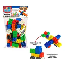 30 Blocos Montar Montagem Encaixe Brinquedo Educativo Foto mini 2