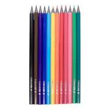 30 Caixas Lápis Cor Grande 12 Cores Escolar Desenho Foto mini 2