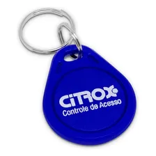 30 Chaveiro Tag Proximidade Rfid 125 Khz Citrox Ppa Cx-7402 Cor Azul Foto mini  2