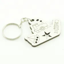 30 Chaveiros Personalizados Mdf - Brinquedos - Inf-018b Foto mini 1