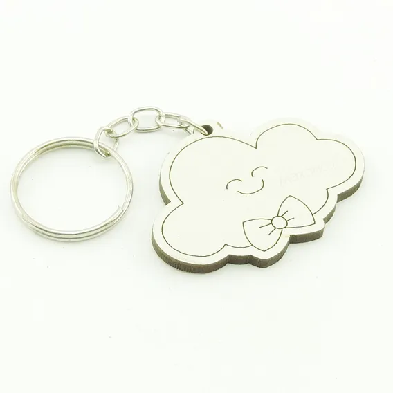 30 Chaveiros Personalizados Mdf - Chuva De Amor - Div-040b Foto 1