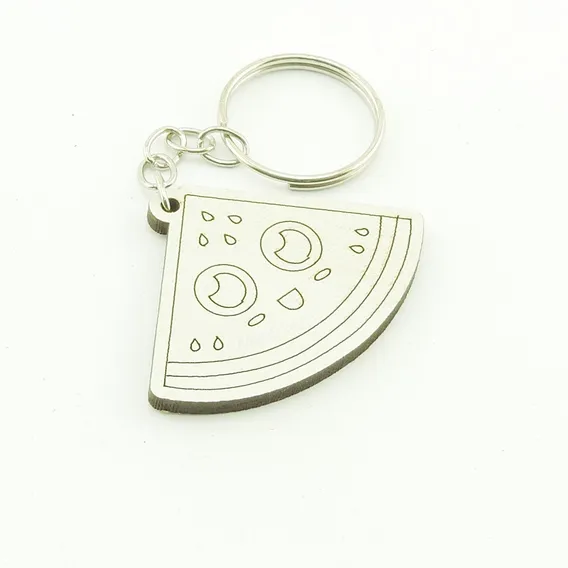 30 Chaveiros Personalizados Mdf - Melancia Cute - Div-043b Foto 1