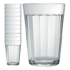 30 Copo De Acrílico Cerveja Boteco P/ Personalizar 190ml Cor Cristal Foto  mini 1