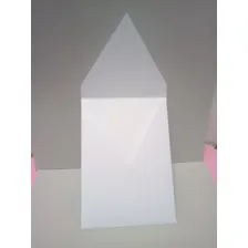 30 Envelope 240g Bico Vertical Convite Branco Liso 16x22cm Foto mini 4