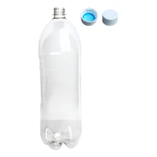 30 Garrafas 2 Litros Pet Cristal Lisa Kombucha Com Tampa Cor Branco Foto mini 1