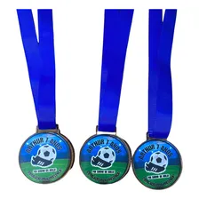 30 Medalhas Personalizadas Futebol Aniversario Infantil Foto mini 3