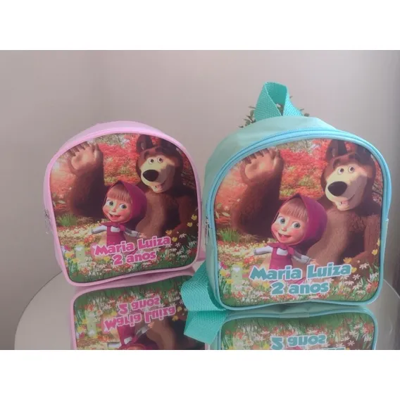 30 Mochila, Sacolinha, Personalizada, Bolsinhas Maleta Foto 1
