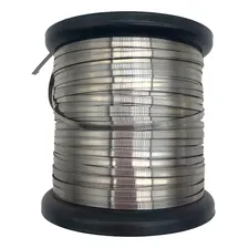 30 Mts Fita NĂquel Cromo 80/20 10 X 1mm ResistĂȘncia Seladora Cor Cinza Foto mini 1
