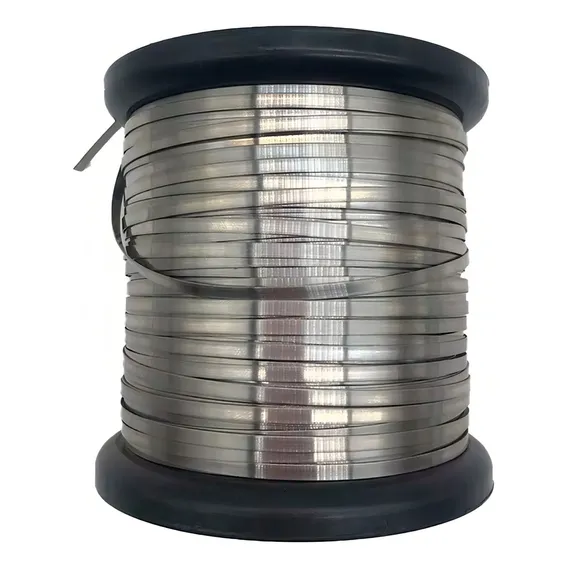 30 Mts Fita NĂquel Cromo 80/20 10 X 1mm ResistĂȘncia Seladora Cor Cinza Foto 1