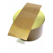 30 Mts Rolo Fita Teflon Marrom Adesivo Seladora 10 Cm Larg Foto  mini 1