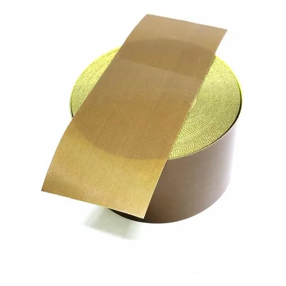 30 Mts Rolo Fita Teflon Marrom Adesivo Seladora 10 Cm Larg Foto 1